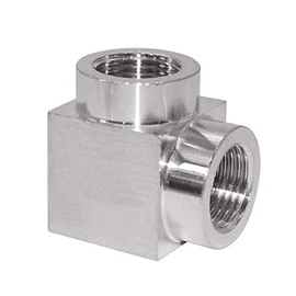 Beduan 90 Degree Elbow Fitting, 3/4" Female x 3/4" Female Stainless Steel Cast Pipe Fitting