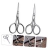 Ipetboom Stainless Steel Eyebrow Trimming Scissors Precision Cutting for Men