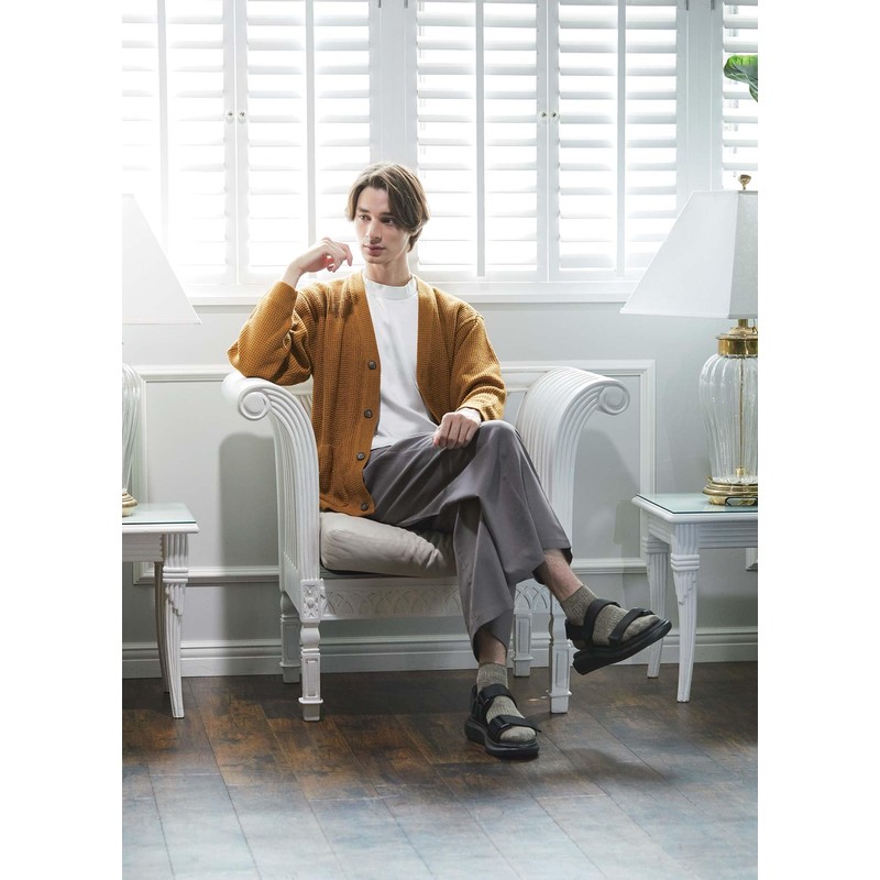[NAIGAI Style] Standard 02352115 90° Socks, Made in Japan, Men,