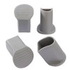 Frankana Freiko Floor Protectors Light Grey Set of 4 for