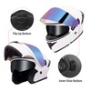 JQF Gear Modular Motorcycle Helmet Dual Visor Flip Up Full
