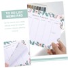 SEWACC 2pcs Tear-Off Weekly Planning Notepad Desk Planner to-do List