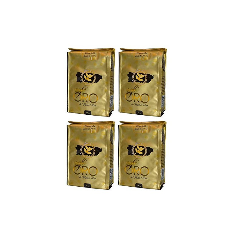 Cafe Oro de Puerto Rico Tueste Mediano Oscuro - 14oz