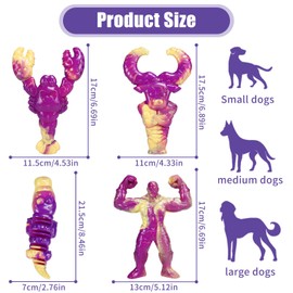 SupaWeiss Dog Chew Toys,21CM Dog Toys Indestructible,Beef Flavor Chew Toys for Medium,Large Dogs,Durable Dog, Indestructible Dog Toy for Teeth Cleaning,Training,Boredom (Cow)