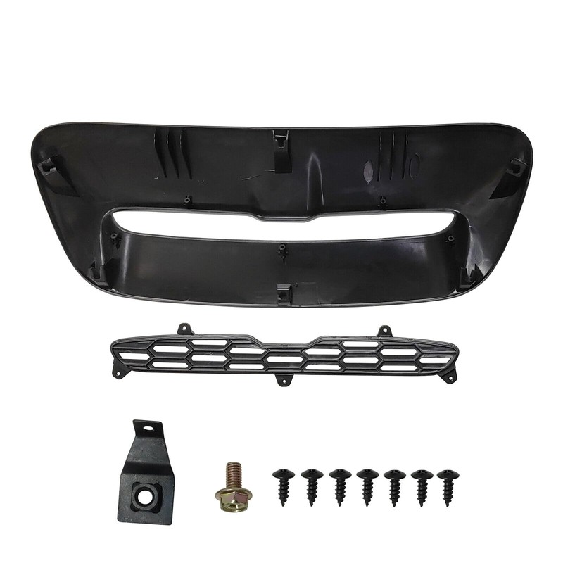 GSRECY Gloss Black Front Bonnet Hood Scoop Intake Air Vent