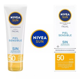 Nivea Protector Solar Nivea Sun Facial Control De Brillo Fps 50