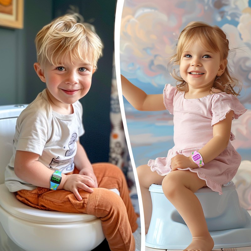 SKYROKU Toddler Potty Training Watch – Magnetic Charging, 5 Timing