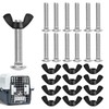 M6 Pet Carrier Fasteners Kennel Replacement Bolts for Plastic Cat