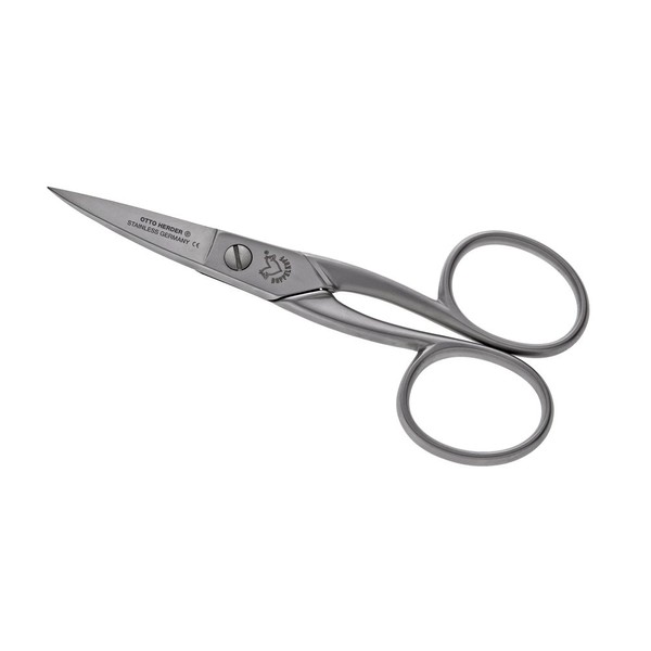Extra Long Professional Nail Scissors 10 cm Curved Tip in Case New