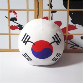 GANGKJDS Polandball Countryballs Plush Doll Ukraine Spain Hungary Portugal Romania Greece Austria Mexico Poland Ball Pendant 20cm (Color : 15, Size : 20CM)