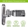 Insaga 2Pack Wall Mount Gate Hinge | 1-3/8'' Chain Link