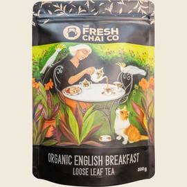 The Fresh Chai Co. Organic English Breakfast Loose Leaf Tea 200g