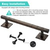 Eumtenr Rustic Barn Door Handles for Sliding Door, 12" Heavy