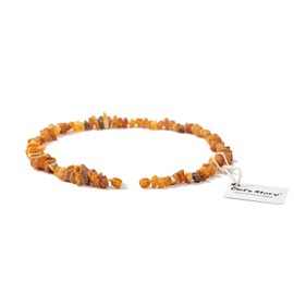 Amber Collar for Dogs and Cats - Certified Premium Quality Raw Baltic Sea Amber - 35cm