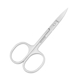 Motanar Nose Hair Scissors Facial Hair Small Scissors Stainless Steel Straight Curved Tip Scissor for Eyebrows, Nose, Moustache, Beard (Curved Tips)