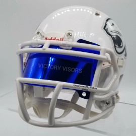 Victory Visors Dark Blue Mini Football Helmet Visor. (*Flat Style*) COMBINED SHIPPING! - Blue