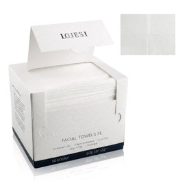 Wellrun 50PCS Disposable Face Towels,25x30cm Ultra Soft Facial Tissues,Makeup Remover Dry Wipes for Sensitive Skin, Thick Face Cloths for Daily Use & Outdoor Travel