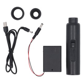 Egg Tester Light USB Rechargeable Bright LED Cool Light Egg Candler Tester for Egg Development Monitoring with 2 Soft Rubber Ends