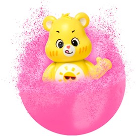 Simba Glibbi Care Bears Surprise, Glücksbärchi Badebombe in 1 von 4 Farben, mit Überraschungsfigur, Sammelfigur, 100g, ab 3 Jahren