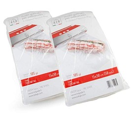 100 Embossed Vacuum Bags - 15 x 30 cm