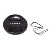 Caruba Clip Cap Lensdop 52mm Lens Cap Black Digital Camera