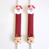 4pcs Refrigerator Handle Cover Washable Snowman Fridge Handle Cover Refrigerator