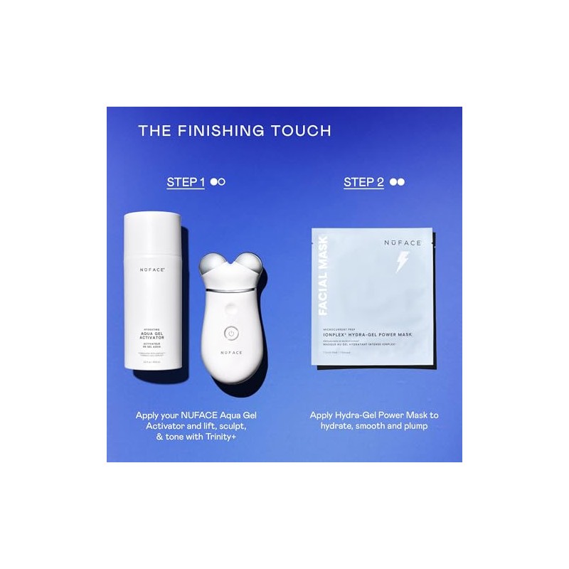 Nuface Mascarilla Facial de Hidrogel Ionplex Hydra-gel Power Mask
