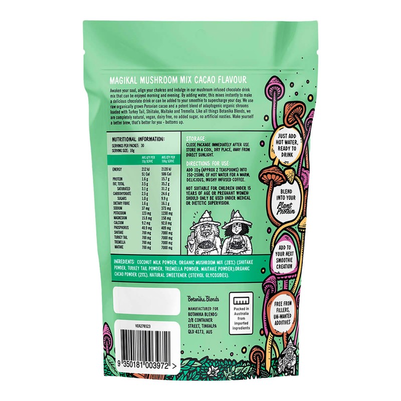 Botanika Blends Magikal Mushroom Mix - Cacao, 300g