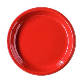 TAMAKI HINATA T-947869 Hinata Condiment Dish, Small Plate, Diameter 3.3 x Height 0.5 inches (8.5 x 1.3 cm), Red, Red