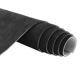 96" L × 60" W Black Suede Headliner Fabric with 3.5mm Foam Backing Material Automotive Interior Roof Replacement Material for Car, SUV,Truck, RV Marine Interiors, Door Panels, Headliners DIY