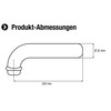 Cornat Outlet Pipe 90° - 1 1/4 Inch x 32