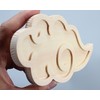 Shizuka-JP Shinto Shelf, Carved Letters, Horizontal Carved, "Cloud Shaped" Cut