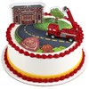 Fire Truck and Station DecoSet Cake Decoration