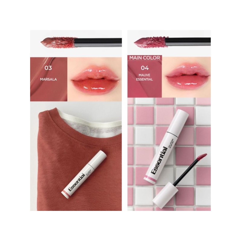 VDL Lipstain Essential Glow Tint 3.6g, Color:02 Minimal Pink