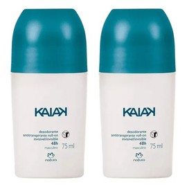 Kaiak Clasico Desodorante Roll On Masculino Kit 2pz Natura