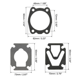 PATIKIL Pad Air Compressor Valve Plate Kit, Paper Replacement Compressor Accessories