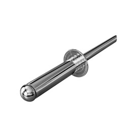 Pop Rivets Aluminum Body Steel Size 1/4 x 1" Mandrel Dome Head Blind, Set of 25