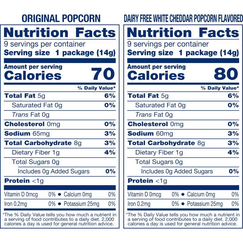 SkinnyPop Popcorn, Original and Dairy Free White Cheddar, Gluten Free,