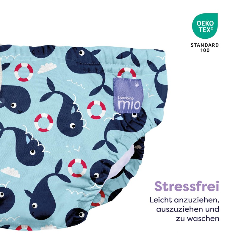 Bambino Mio Reusable Swim Nappy, Puffin, Small Size, 0-6 Months