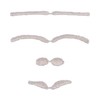 KIYOHARA Oshinui Face Applique Patch, Iron-on, S Size, GB Eyebrow