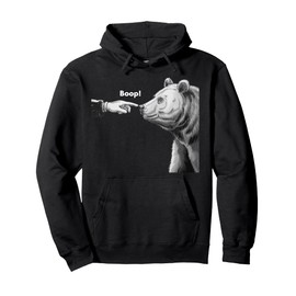 Funny Boop Bear Nose Pullover Hoodie