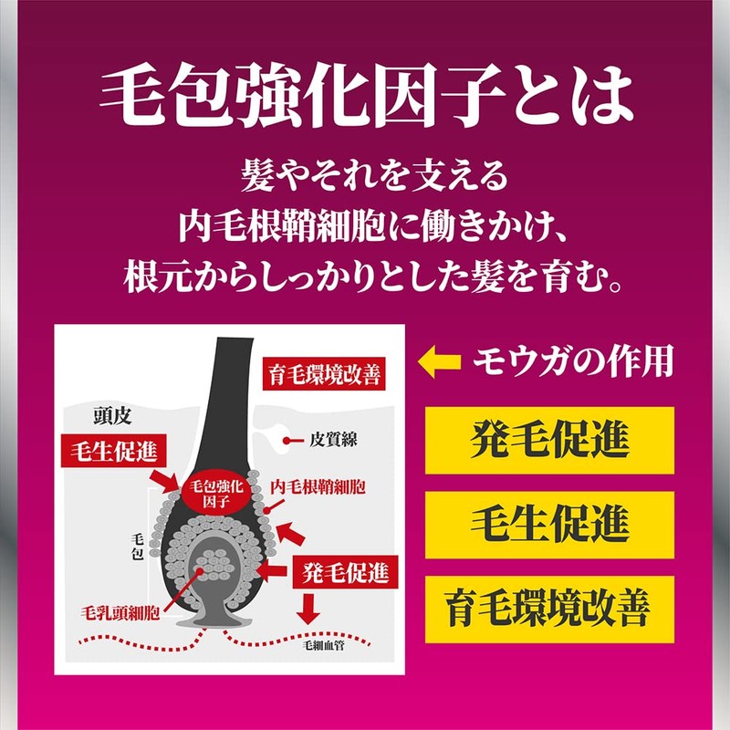 【医薬部外品】モウガL 女性用育毛剤 エクストラ60ｍL 女性向け
