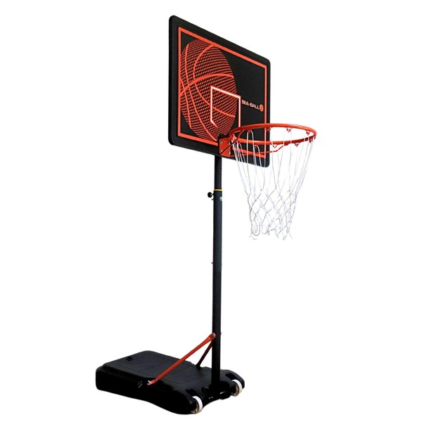 Bee-Ball Basketball Hoop Outdoor - 5 to 7 Ft Adjustable Height - Superior UV Resistant PE Backboard - Anti-Rust Powder Coated Stand - Basketball Hoop Indoor(BB-05)