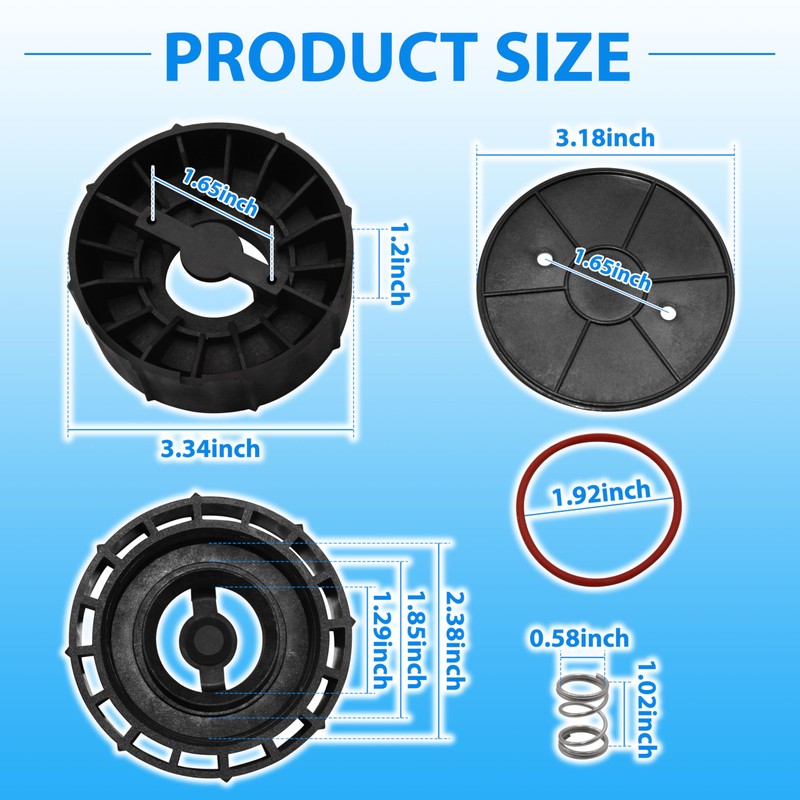 1" Pressure Vacuum Breaker Bonnet Assembly Kit, 800M4-B Fits for