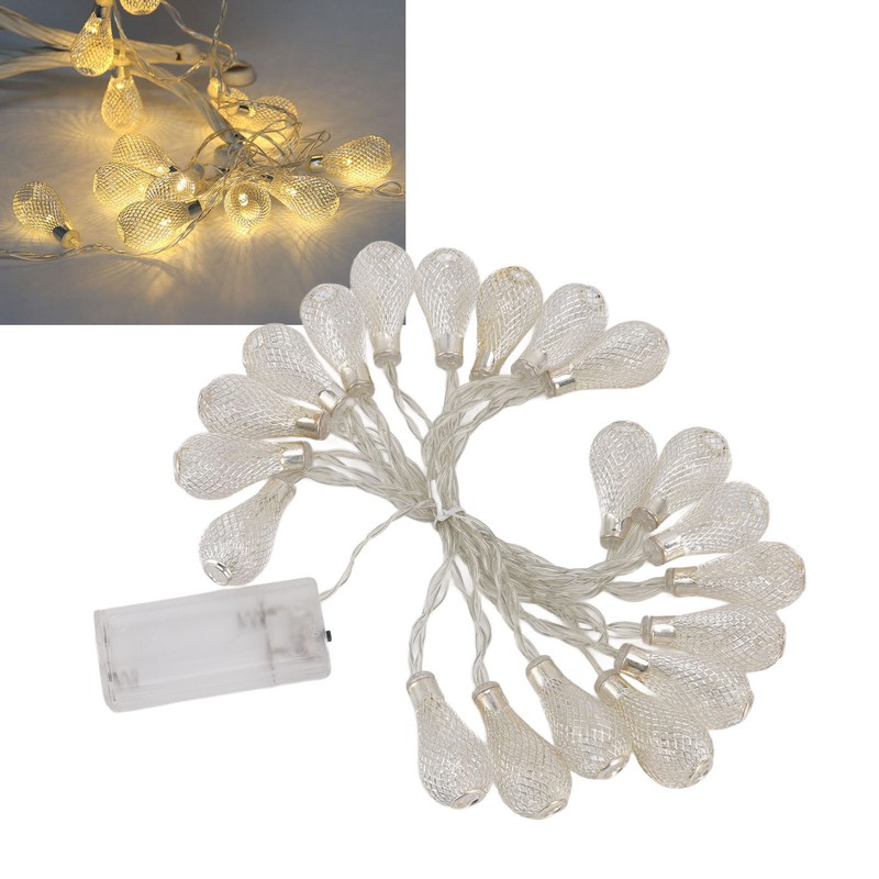 LED Ball String Light 20 Lamp Beads Waterproof Hollow Out