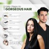 Herbishh Black Shampoo, Hair Dye Shampoo 3 in 1, 100%