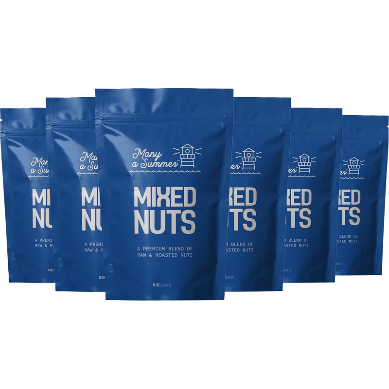 Many a Summer Mixed Nuts - Cashews, Pecans, Almonds, and
