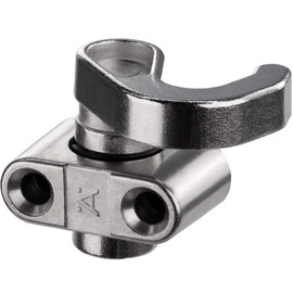 Gedotec Swivel Bar Lock Wardrobe Furniture Lock Accessory Set | Replacement Parts Set for Screwing | Rod Guide & Catching Hook - Closing Hook | 1 Set - Swivel Bar Lock for Profile Bars 6 mm