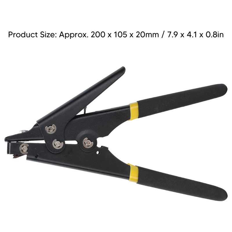 Portable Nylon Cable Tie Gun Adjustable Tension Plastic Zip Tie
