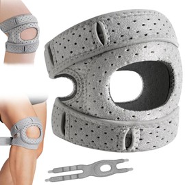 STFYUG Kniebandage für Männer Damen, Kniebandage Verstellbare Knieorthesen, bandage Meniskus für Läuferknie, Kniestütze Orthopädisch Bandage Für Meniskusriss, Knieschmerzen Lindern (S/M)